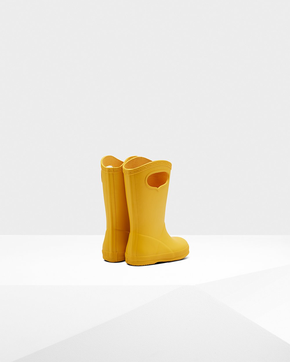 Galochas Hunter Criança Amarelas - Original First Classic Grab Handle - 05UBLFETI